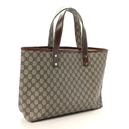 Gucci GG Plus Monogram Medium Signature Web Loop Tote Brown 3 of 9