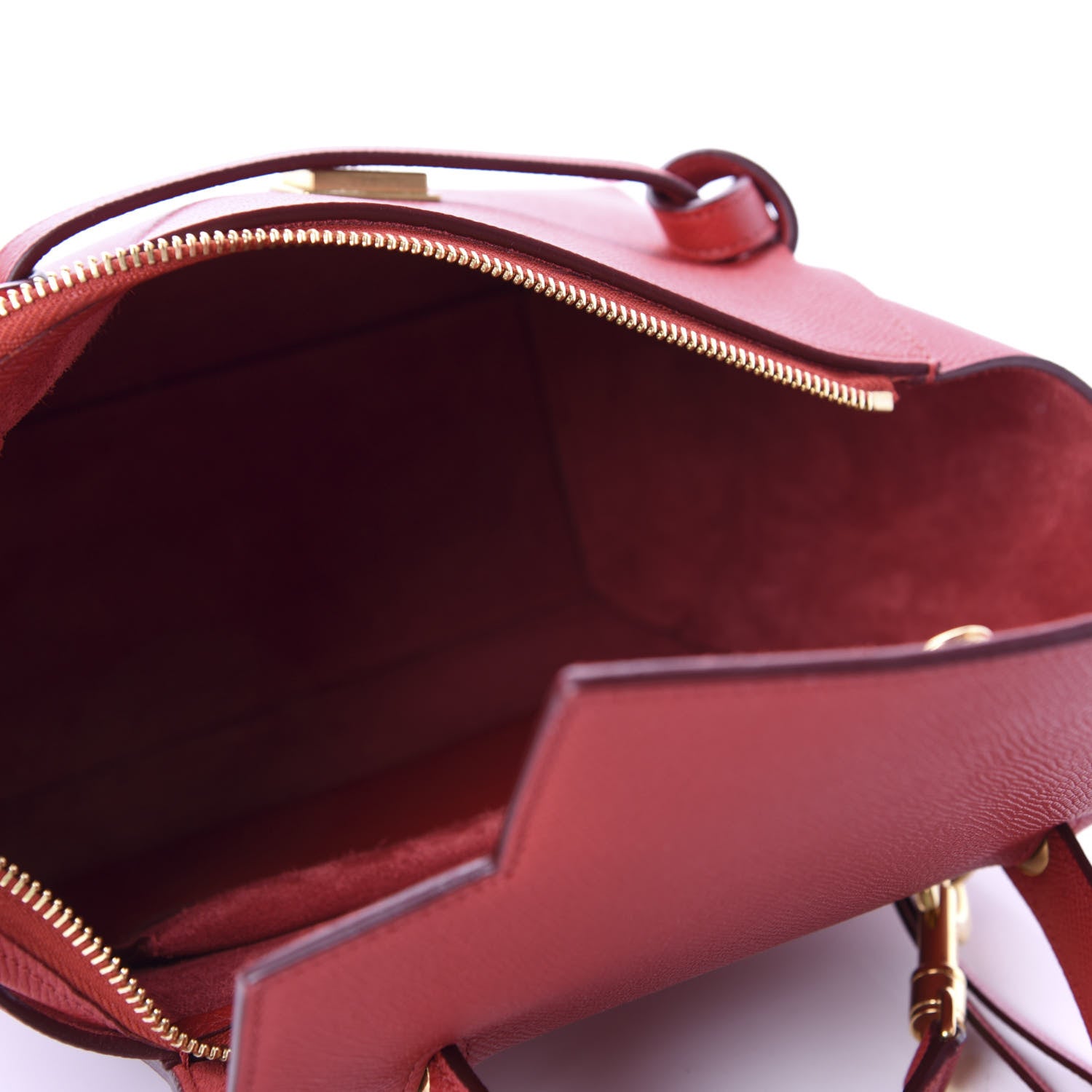 Celine Baby Grained Calfskin Micro Belt Bag Coquelicot 5 of 10