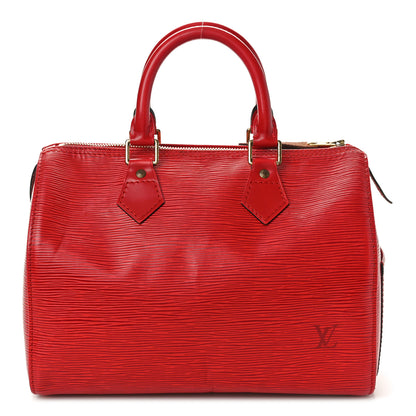 Louis Vuitton Epi Speedy 25 Rouge 1 of 13