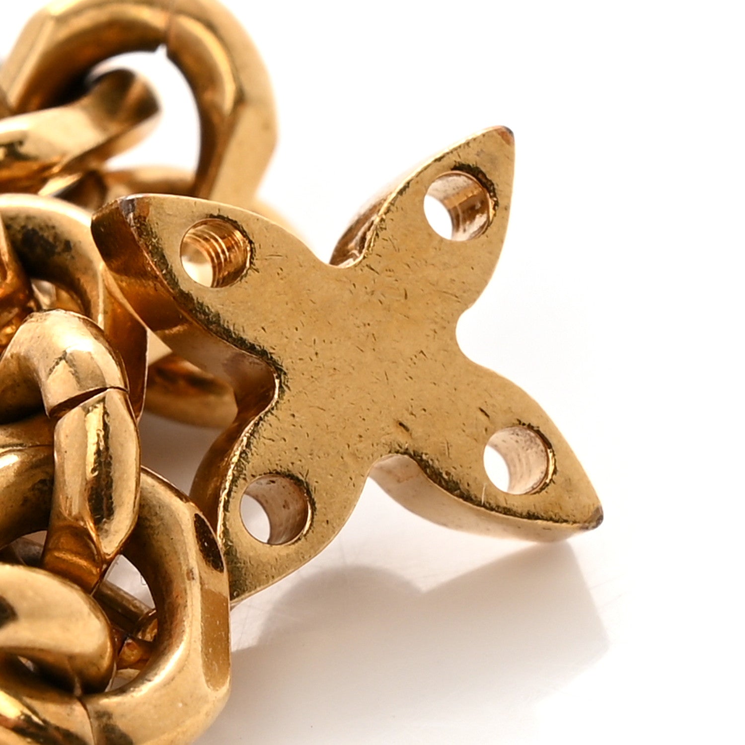 Louis Vuitton Monogram Hide and Seek Bracelet Gold 7 of 8