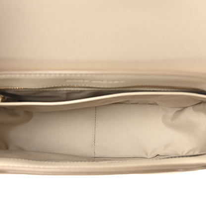 Marc Jacobs Calfskin Large The Covered J Marc Saddle Bag Cloud White 5 of 9