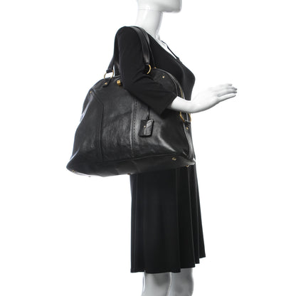 Saint Laurent Calfskin Oversized Muse Black 2 of 13