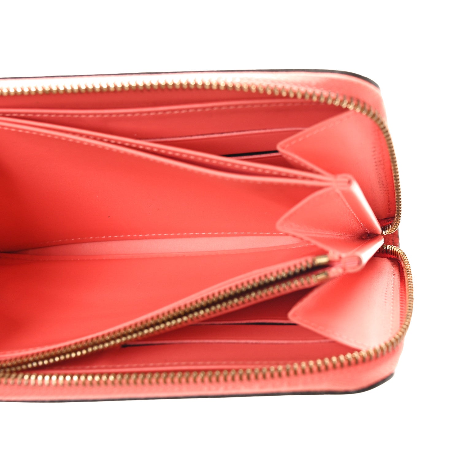 Louis Vuitton Patent Sweet Monogram Zippy Wallet Corail 5 of 12