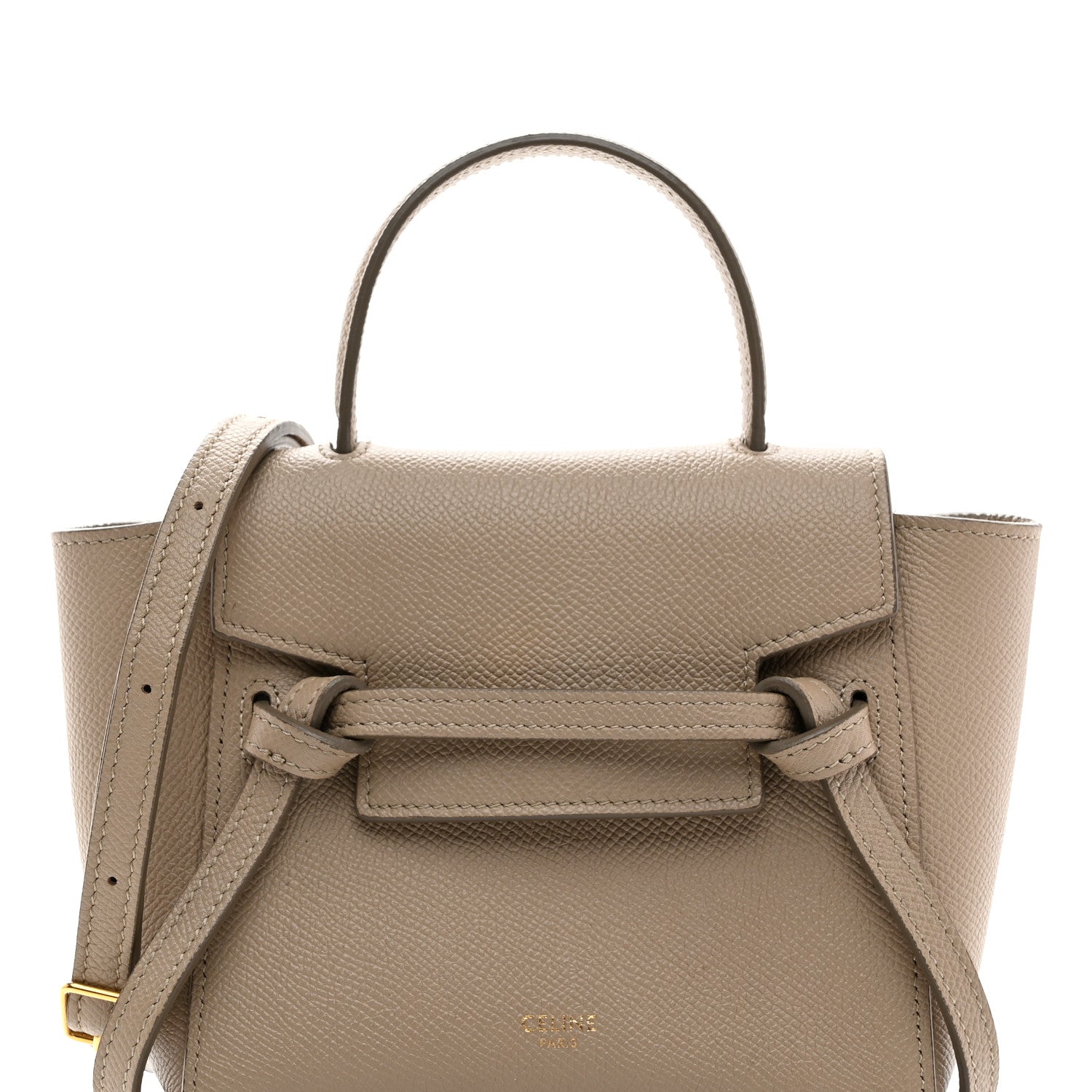 Celine Grained Calfskin Pico Belt Bag Light Taupe 7 of 9