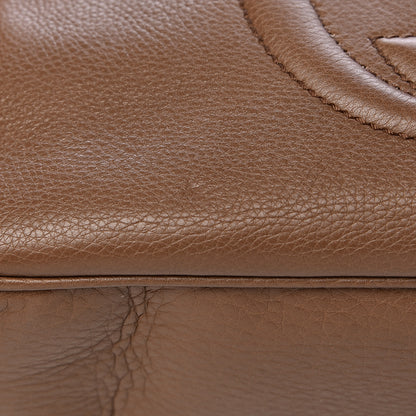 Gucci Pebbled Calfskin Small Soho Bowler Maple Brown 11 of 11