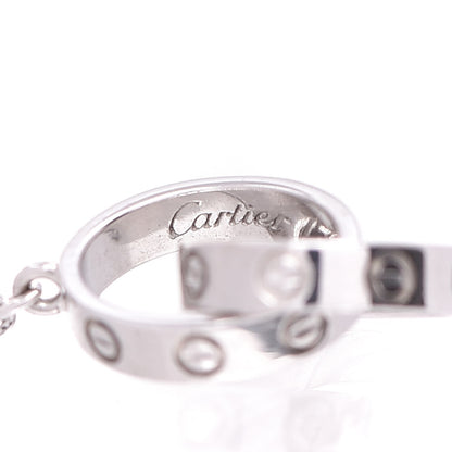 Cartier 18K White Gold Interlocking LOVE Bracelet 4 of 6