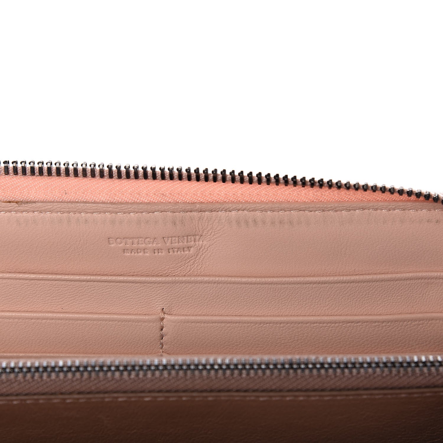 Bottega Veneta Nappa Intrecciato Ayers Zip Around Wallet Flamingo 11 of 17