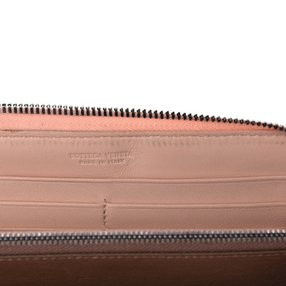 Bottega Veneta Nappa Intrecciato Ayers Zip Around Wallet Flamingo 11 of 17
