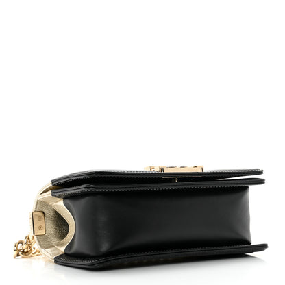 Chanel Metallic Goatskin Calfskin Small Boy Flap Gold Black 3 of 8