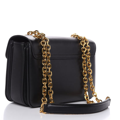 Celine Shiny Calfskin Medium C Bag Black 3 of 9