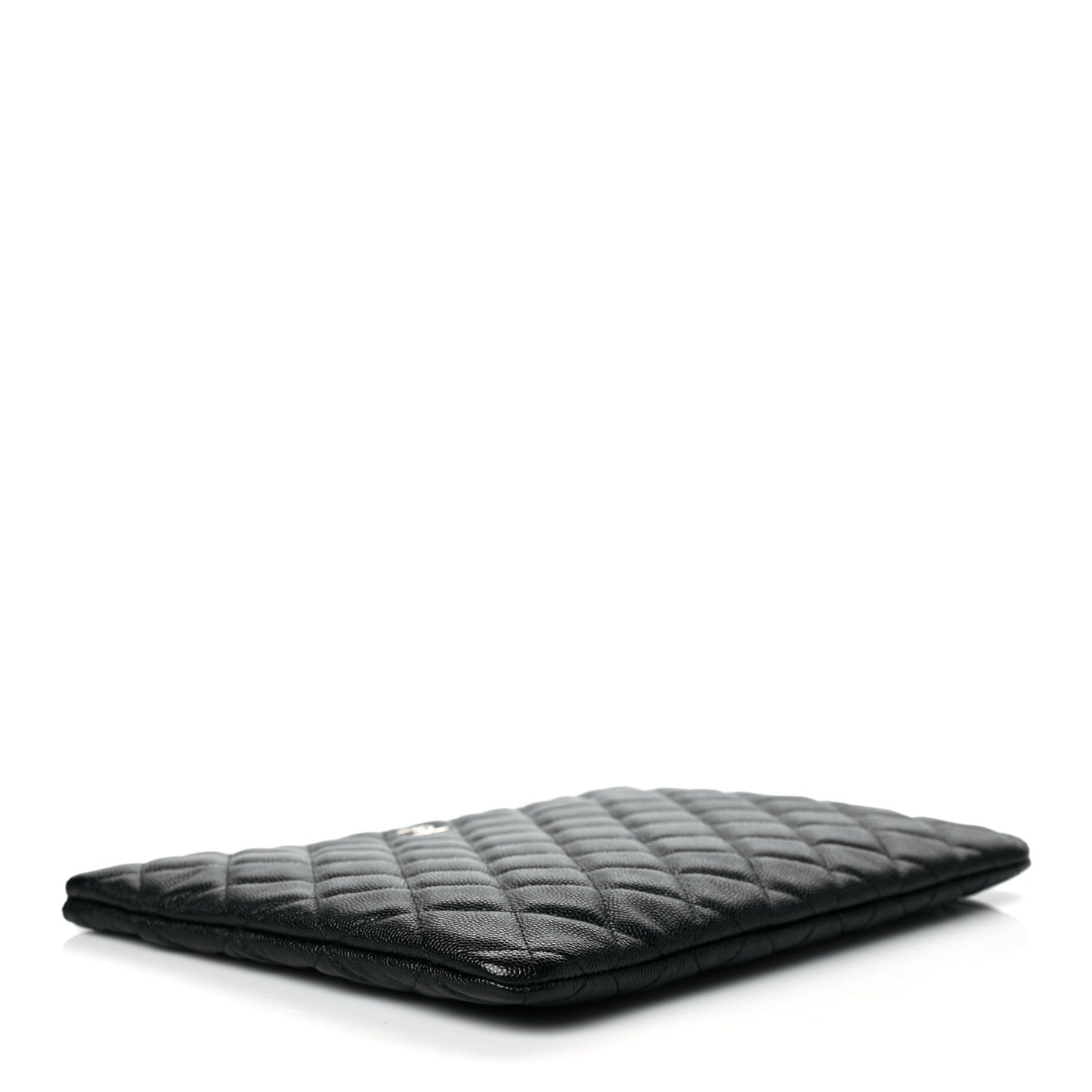 Caviar Quilted Medium Cosmetic Case Black