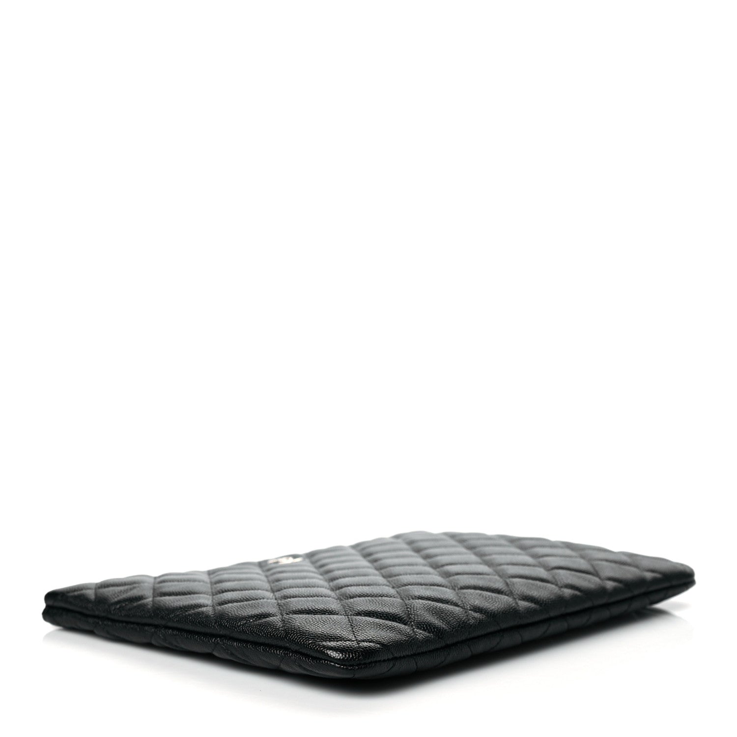 Chanel Caviar Quilted Medium Cosmetic Case Black 4 of 10