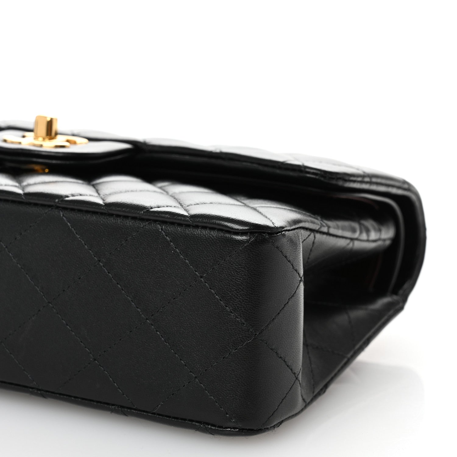 Chanel Lambskin Quilted Small Double Flap Black 10 of 10