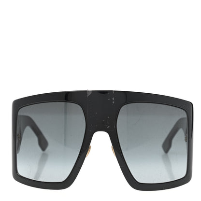 Christian Dior Acetate DiorSo Light 1 Shield Sunglasses Black 2 of 7