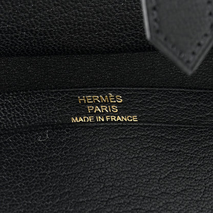 Hermes Chevre Mysore Mini Bearn Wallet Black 6 of 8