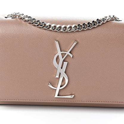 Saint Laurent Grain De Poudre Small Monogram Kate Satchel Fard 8 of 8