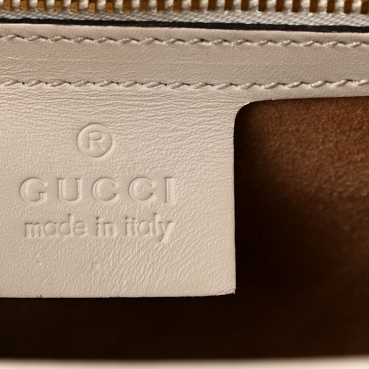 Gucci Calfskin Small Sylvie Shoulder Bag Off White 6 of 12