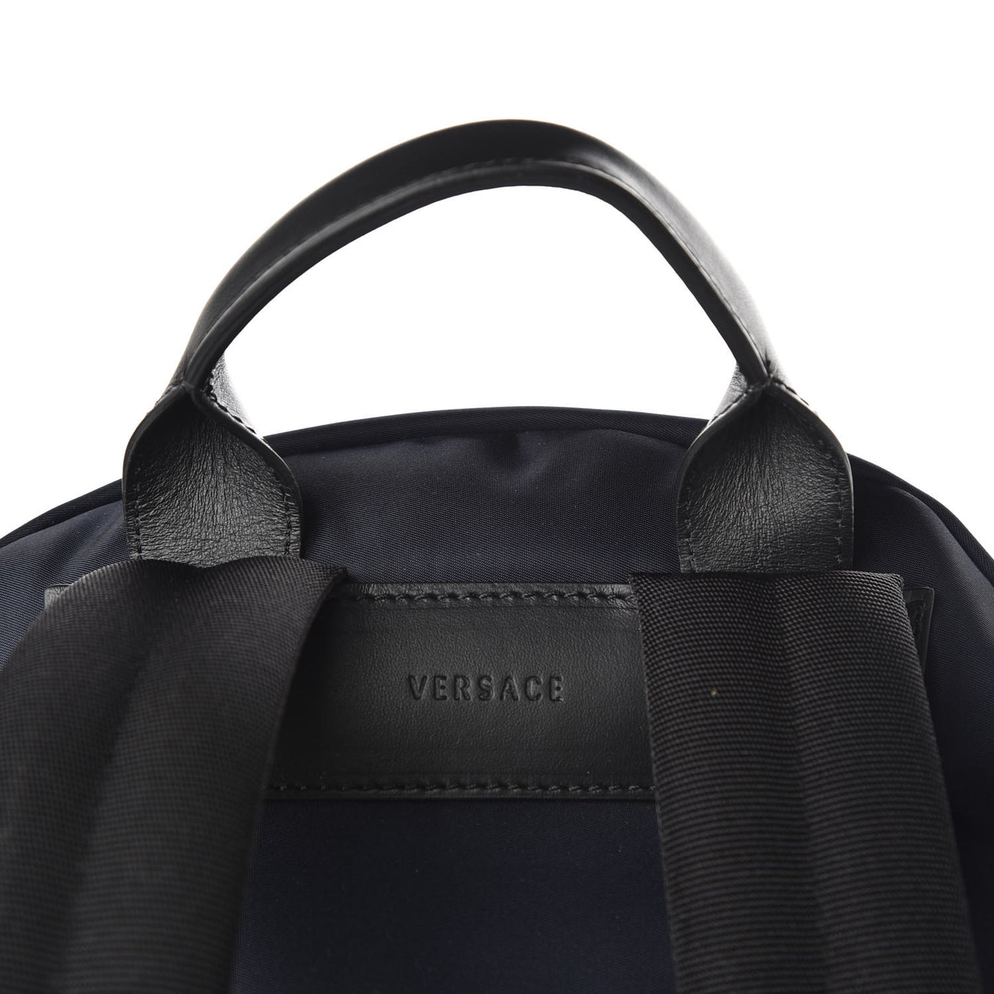Nylon Palazzo Medusa Backpack Navy