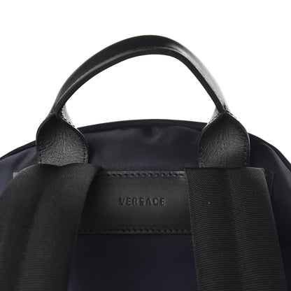 Versace Nylon Palazzo Medusa Backpack Navy 6 of 9