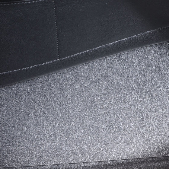 Celine Calfskin Suede Whipsnake Small Trapeze Black White 5 of 5