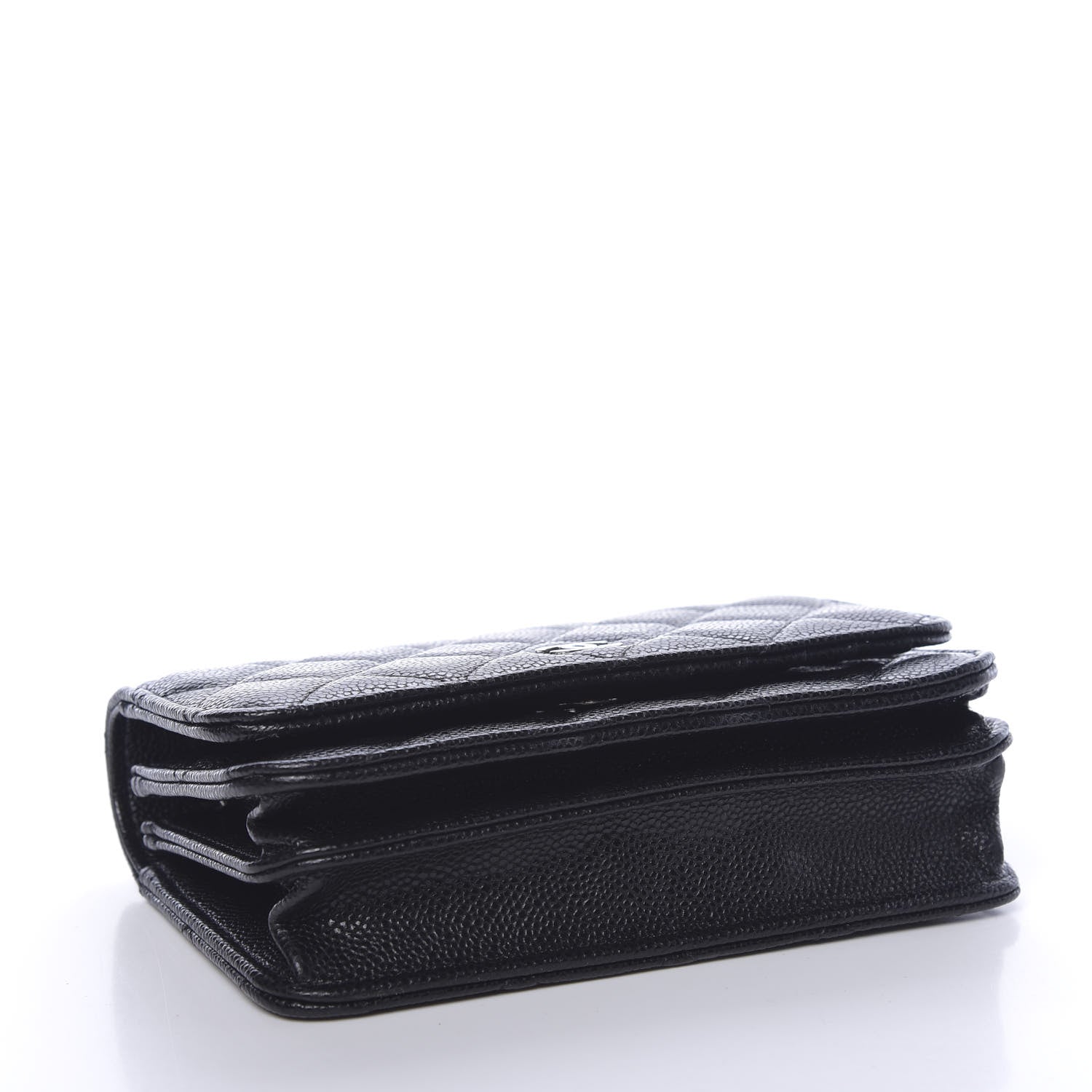 Chanel Caviar Quilted Mini Wallet On Chain WOC Black 4 of 10