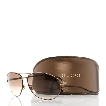 Gucci Metal Aviator GG 1889/S Sunglasses Brown 8 of 8