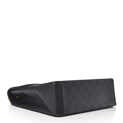 Chanel Lambskin Quilted XL Jumbo Single Flap Black 4 of 13