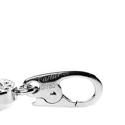 Cartier 18K White Gold Diamond Club Charm 5 of 5