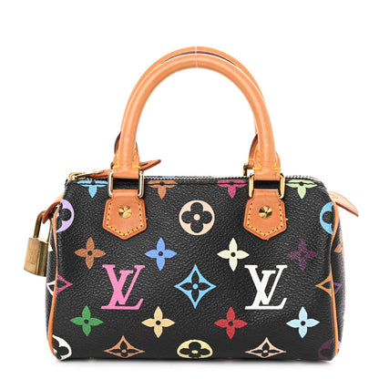 Louis Vuitton Monogram Multicolor Mini Sac HL Speedy Black 1 of 9