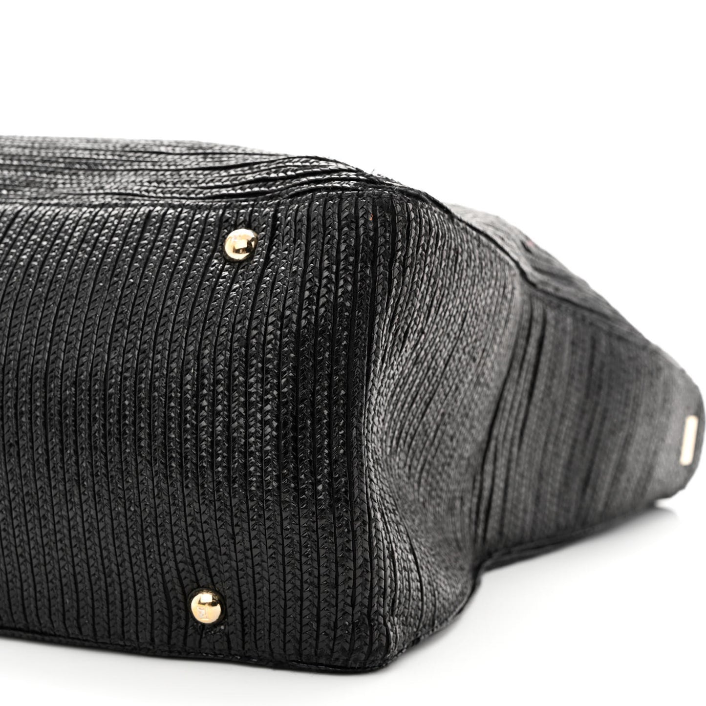 Raffia Twins Tote Black