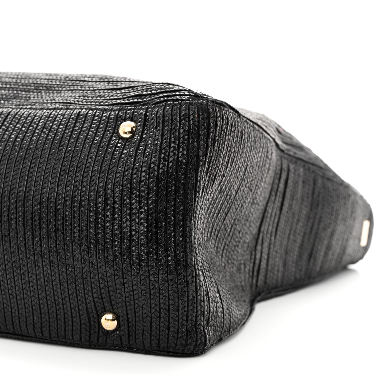 Fendi Raffia Twins Tote Black 10 of 13
