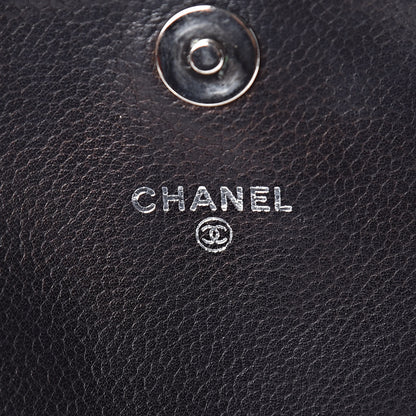 Chanel Caviar Half Moon Wallet On Chain WOC Black 6 of 13