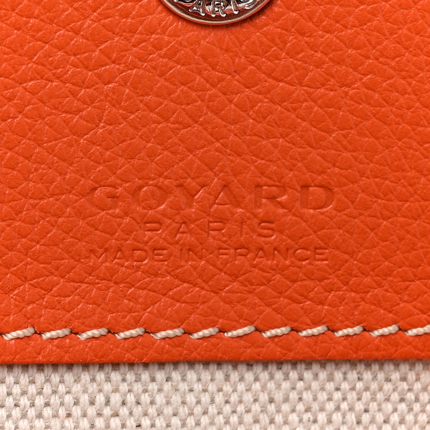Goyard Goyardine Saint Louis GM Orange 7 of 9