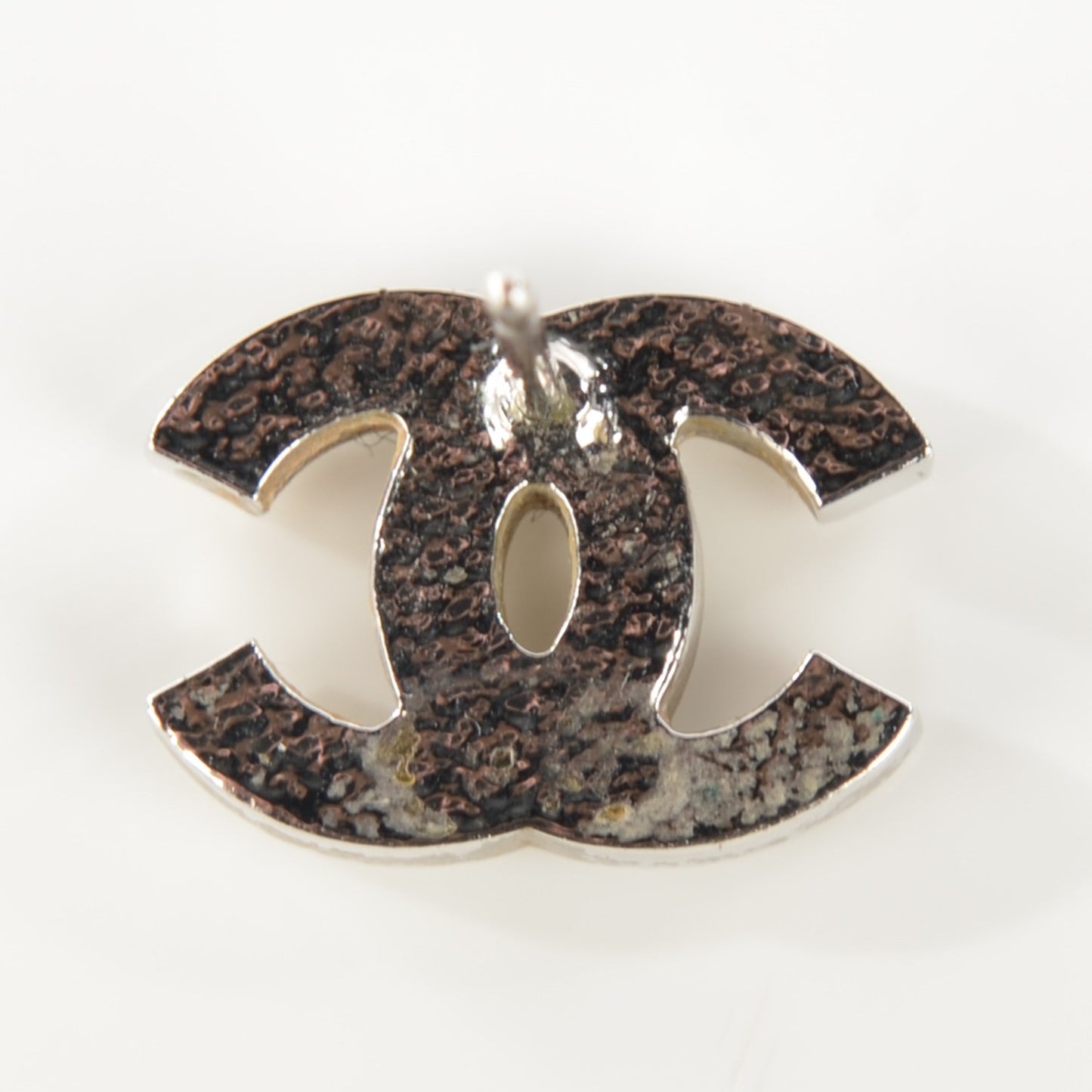 Crystal Timeless CC Earrings Silver
