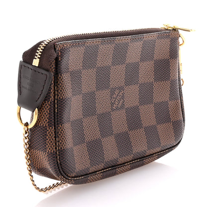 Louis Vuitton Damier Ebene Mini Pochette Accessories 3 of 6