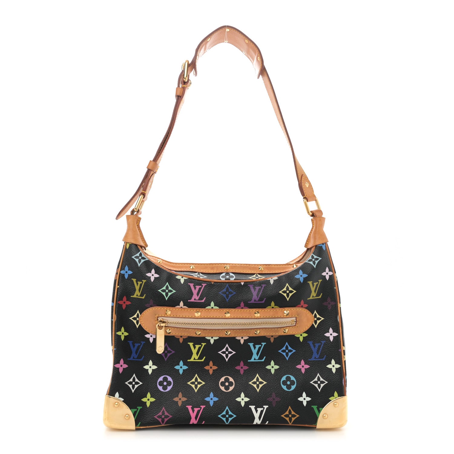 Louis Vuitton Monogram Multicolor Boulogne Black 1 of 12