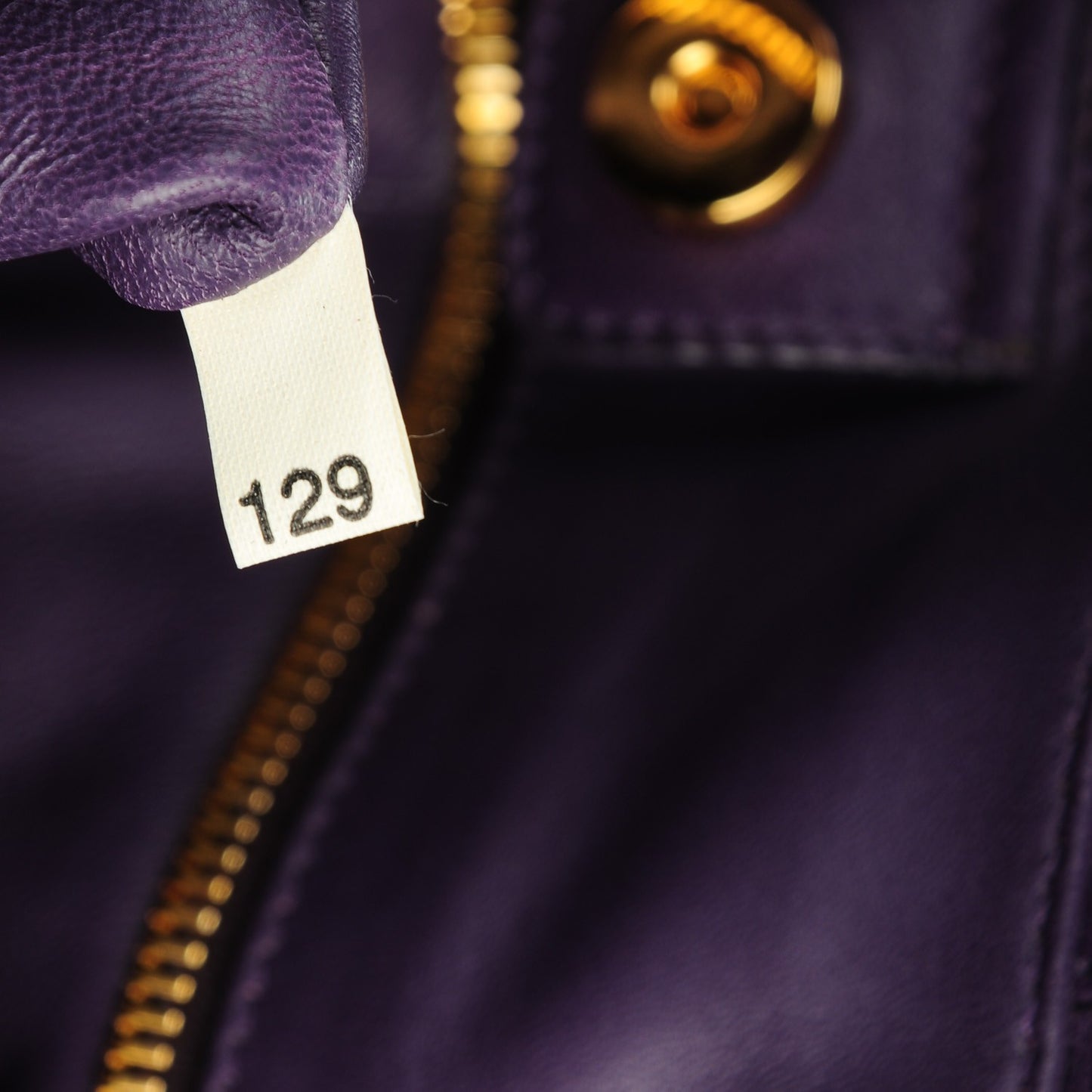 Nappa Stripes Shoulder Bag Viola