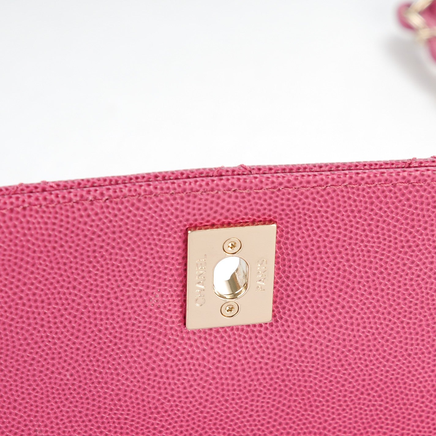 Chanel Caviar Quilted Small Business Affinity Flap Dark Pink 6 of 8