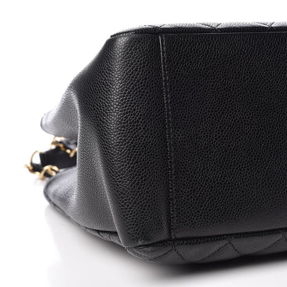 Chanel Caviar Quilted Grand Shopping Tote GST Black 8 of 13