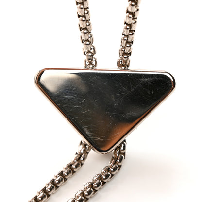 Prada Satin Crystal Metal Triangle Logo Card Holder With Strap Acqua 17 of 19