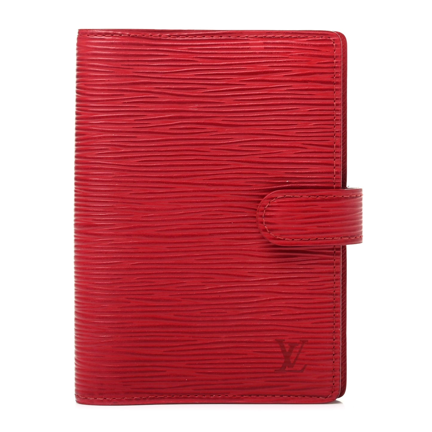 Epi Small Ring Agenda Cover Castillan Red