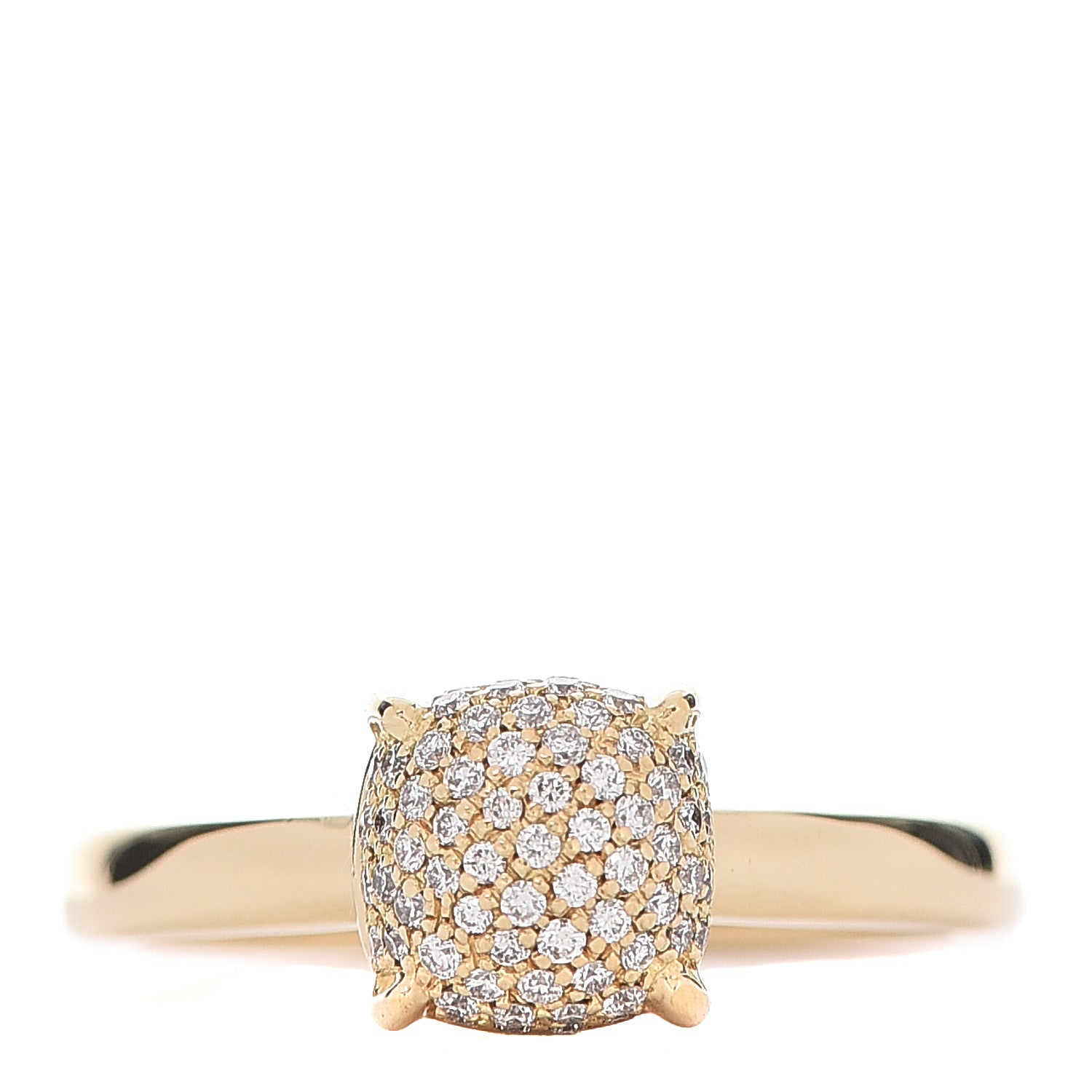 Tiffany 18K Yellow Gold Diamond 7mm Paloma Picasso Sugar Stacks Ring 1 of 6