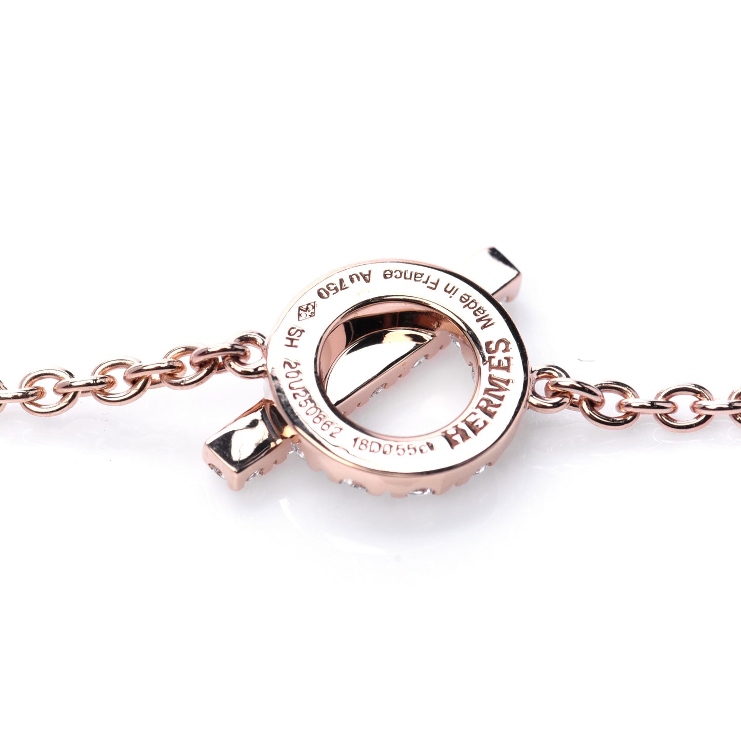 18K Rose Gold Diamond Finesse Bracelet SH