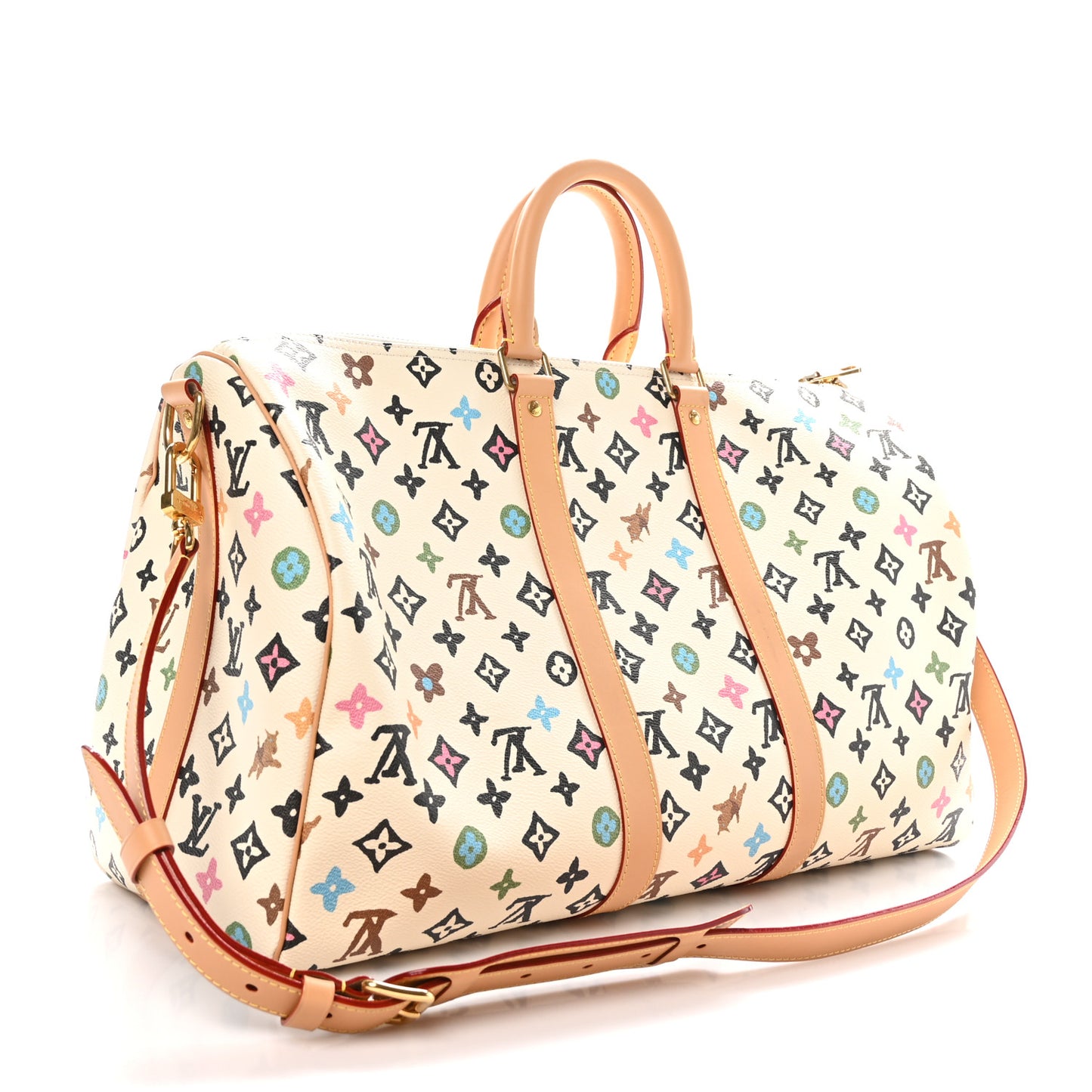 Monogram Craggy Keepall Bandouliere 45 Vanilla