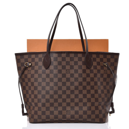 Louis Vuitton Damier Ebene Neo Neverfull MM Rose Ballerine 11 of 11