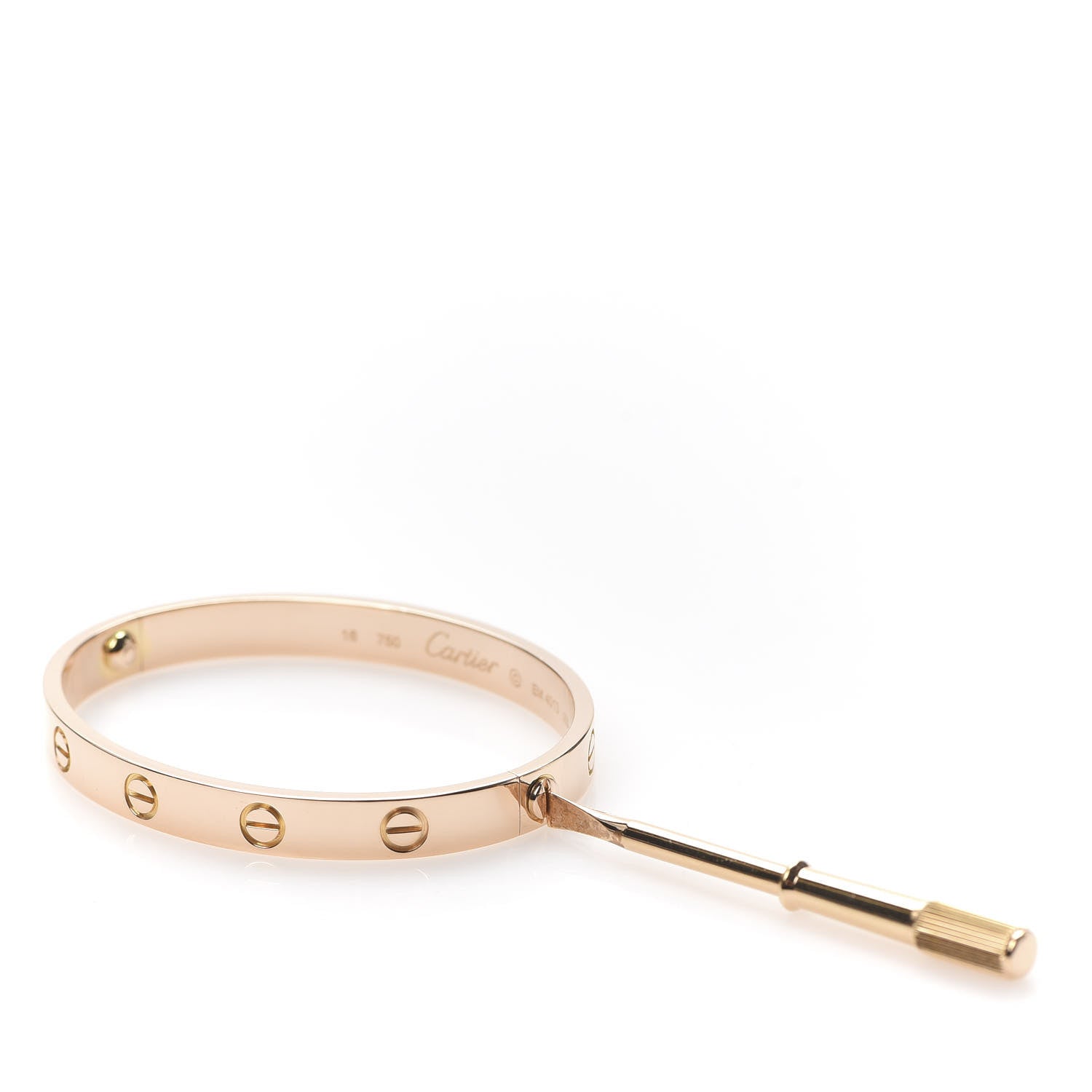 Cartier 18K Pink Gold LOVE Bracelet 16 4 of 7