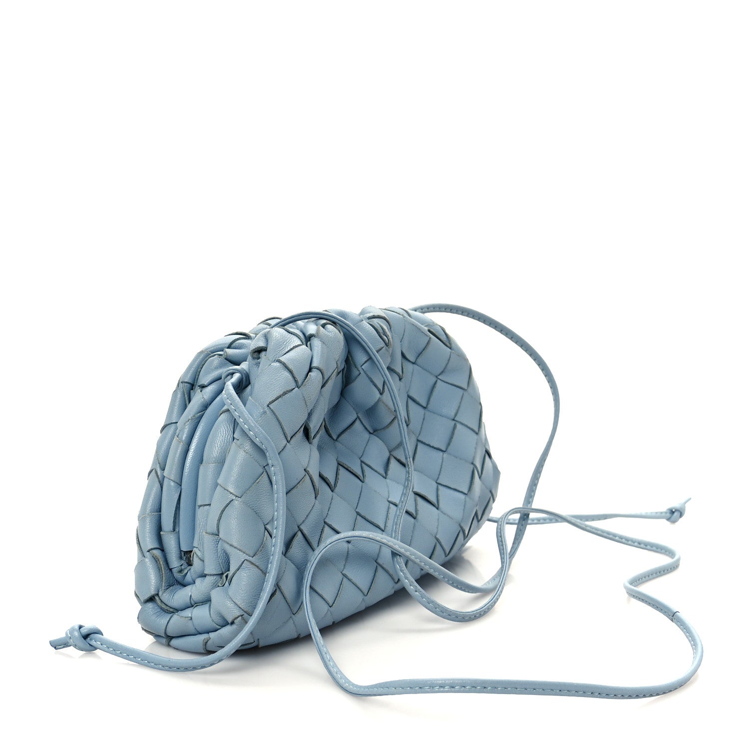 Bottega Veneta Nappa Intrecciato The Mini Pouch Ice 1785187