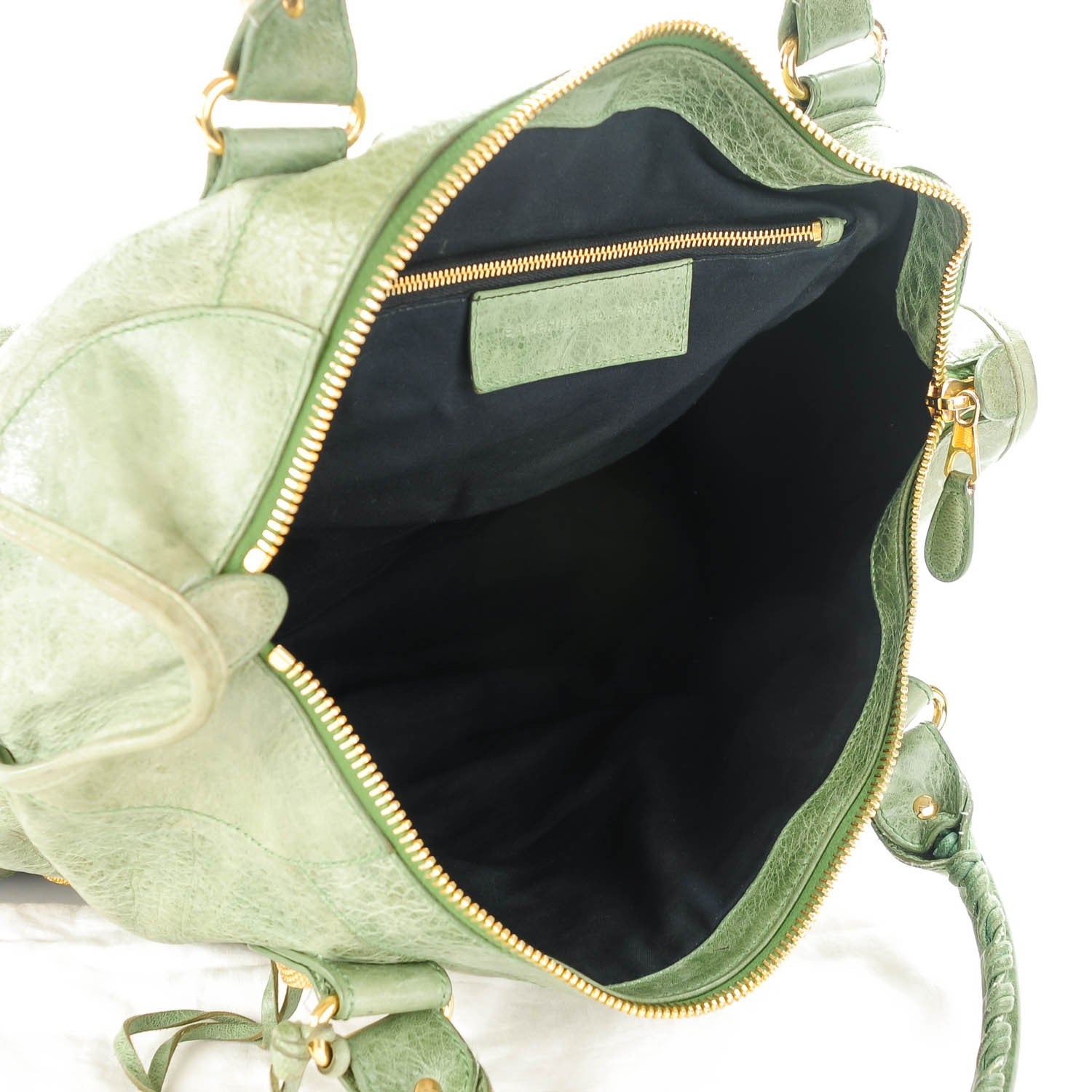 Balenciaga Agneau Giant 21 Gold Hardware Work Light Olive 6 of 17