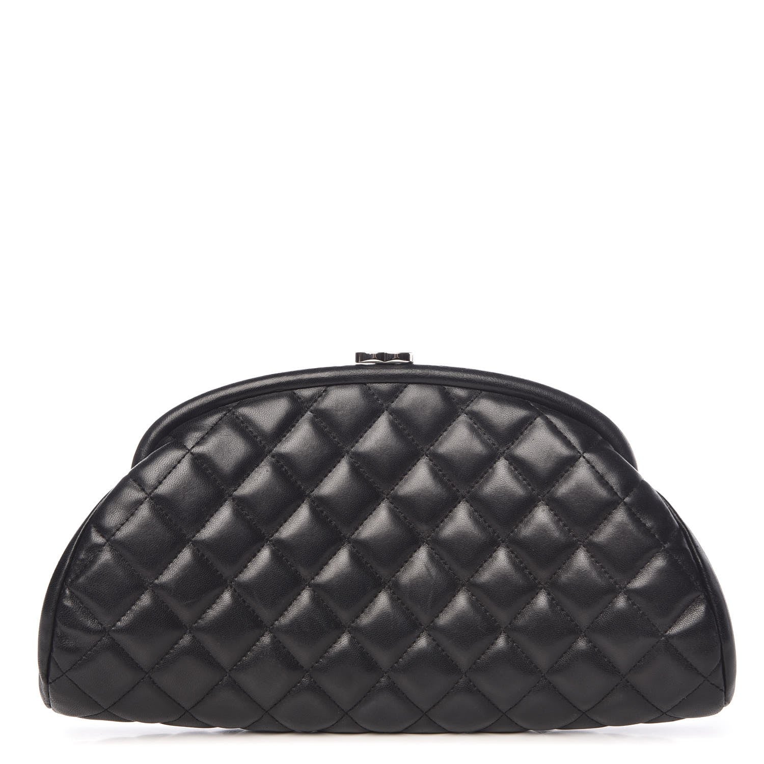 Chanel Lambskin Quilted Timeless Clutch Black 1 of 9