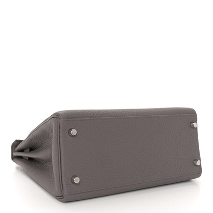Hermes Togo Kelly Retourne 28 Etain 4 of 11